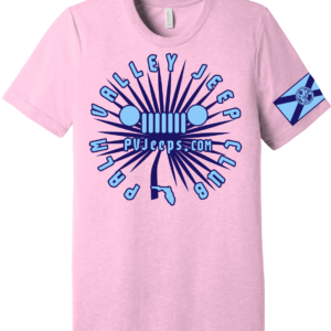 Palmetto Florida Palm Valley Jeeps Lilac Shirt w Florida Flag Sleeve