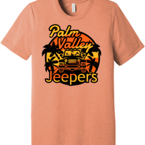 Jeep Wave Sunset Orange Shirt